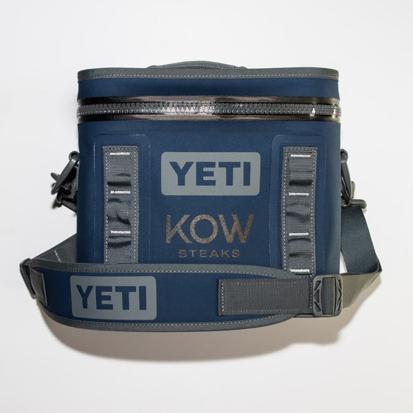 KOW Official YETI Navy Blue Soft Cooler – KOW Steaks