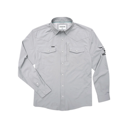 KOW Poncho Gray Long Sleeve Shirt