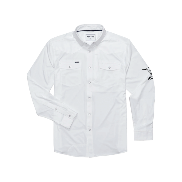 KOW Poncho White Long Sleeve Shirt