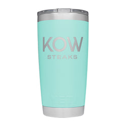 KOW Steaks Official YETI 20 Oz. Green Tumbler